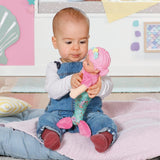 BABY born Zeemeermin voor baby's, wasbare zachte pop, zeemeerminpop met zacht vinyl hoofd, 33 cm hoog, 832288 Zapf Creation