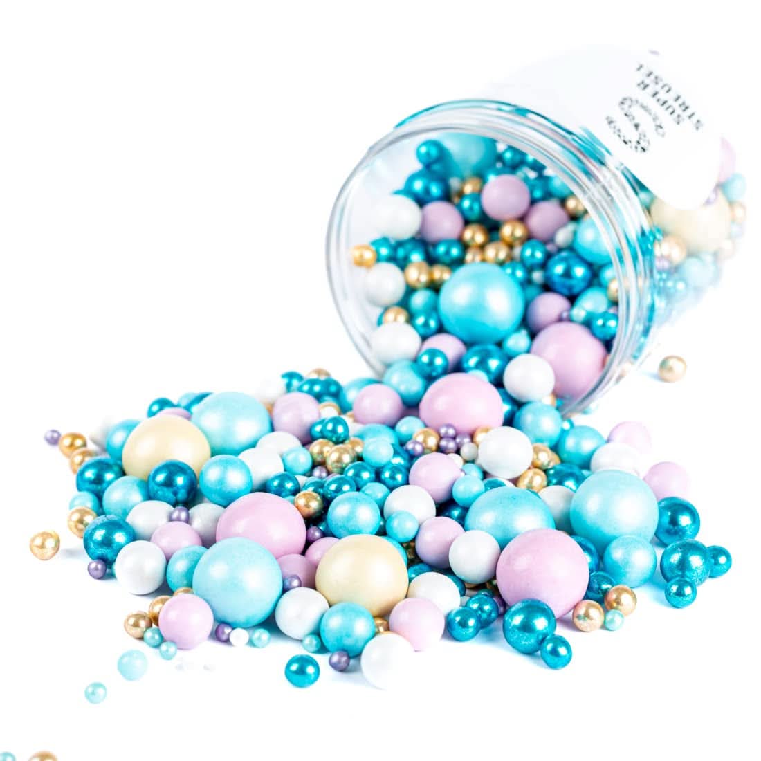 Super Streusel Zeebellen, parels en suikerbolletjes, 190 gram Naty Shop Standaardtitel