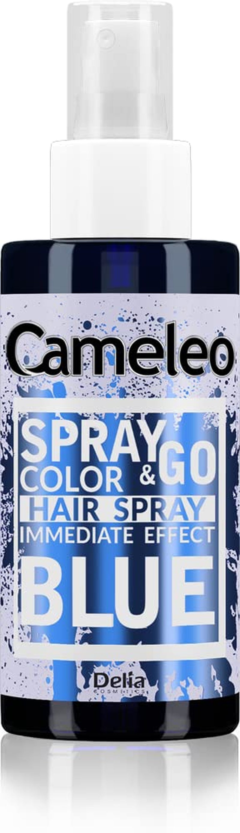 Cameleo - Spray & Go - haarverfspray - paars - voor blond, platinablond en grijs haar - eenvoudig sprayen en gaan - semi-permanent - direct resultaat - carnavalshaarverfspray - 150 ml Naty Shop Blauwe Haarverf 150 Ml (1 pakje)