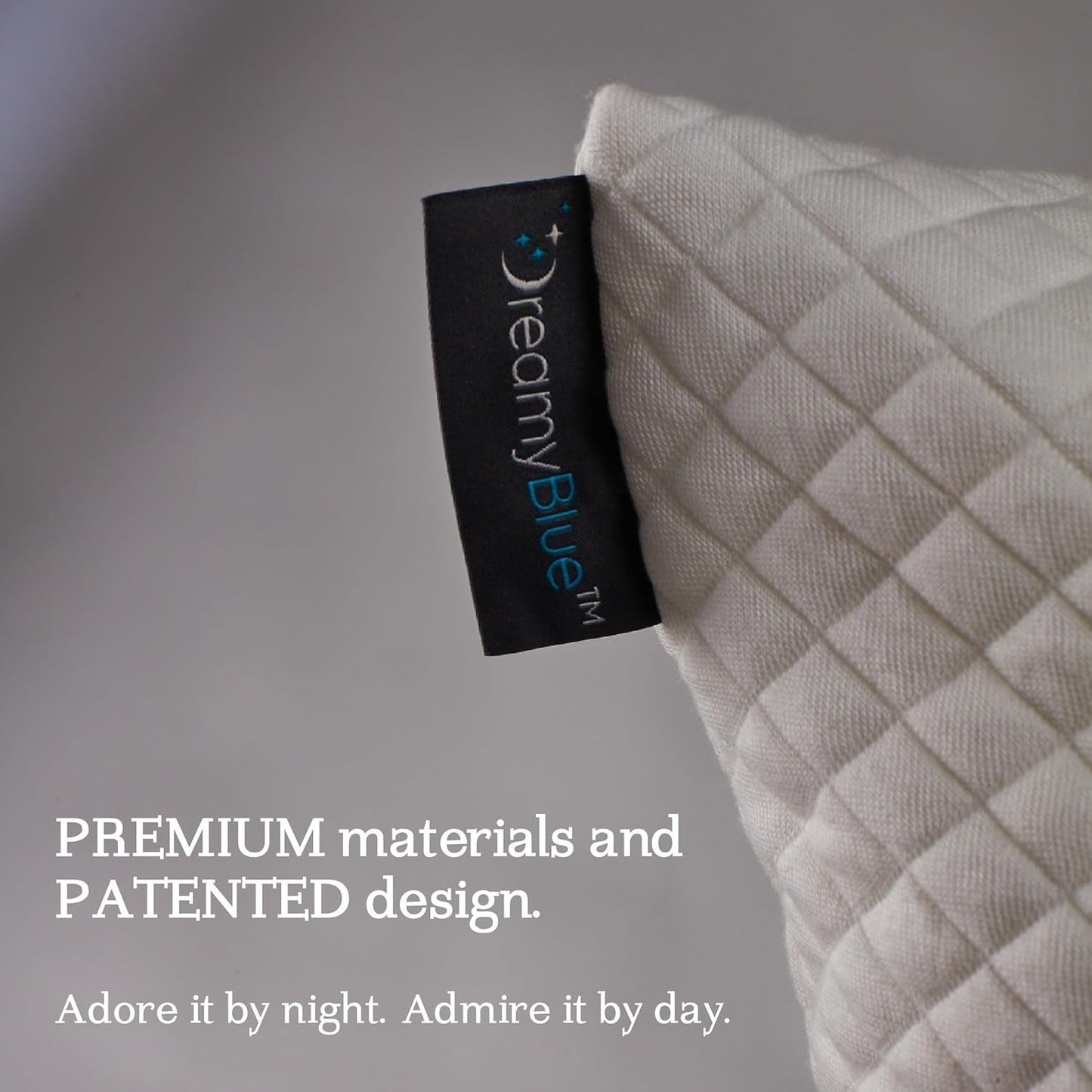 Dreamyblue Premium Slaapkussen - Geraspte Memory Foam Vulling [Verstelbare Loft] Wasbare Bamboe gewonnen Viscose Hoes - Voor Glijdende Zijden, Rug en Buik - Naty Shop Standaard Kussens