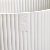 elho Vibes Fold Orchid Hoog 12,5cm - Orchideeënpotten voor binnen - Bloempotten voor binnen - 100% gerecycled plastic - Wit/Zijdewit