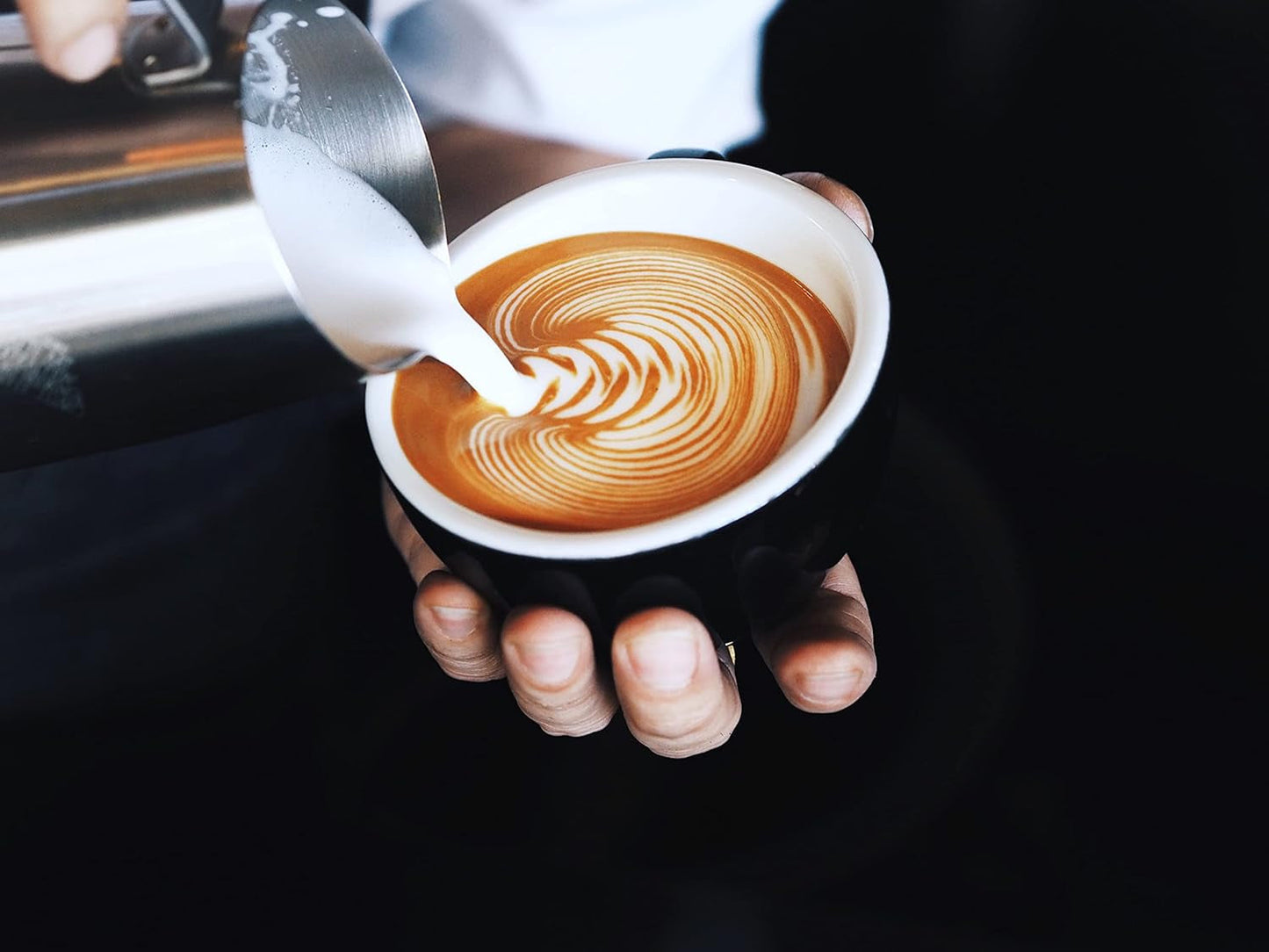 Espresso Kaffeebohnen sterk 500g, Barista Kaffee schokoladig en säurearm, Espressobohnen, Bohnenkaffee met Arabica en Robusta, fijne Crema, ideaal voor Cappuccino