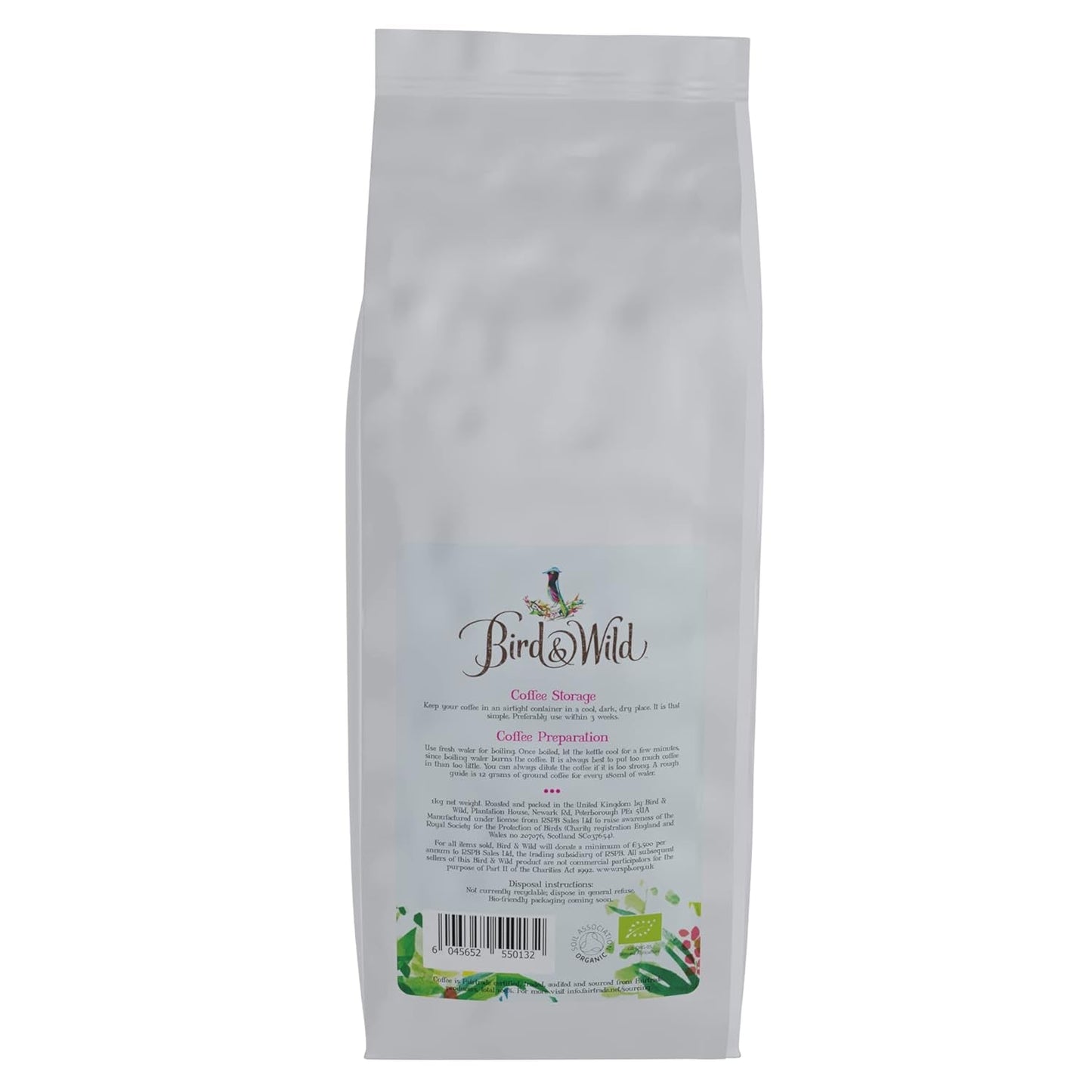 Espresso koffiebonenmengsel 1 kg medium gebrand Fairtrade biologische schaduwrijke vogelvriendelijke hele bonen 1 kg nettogewicht