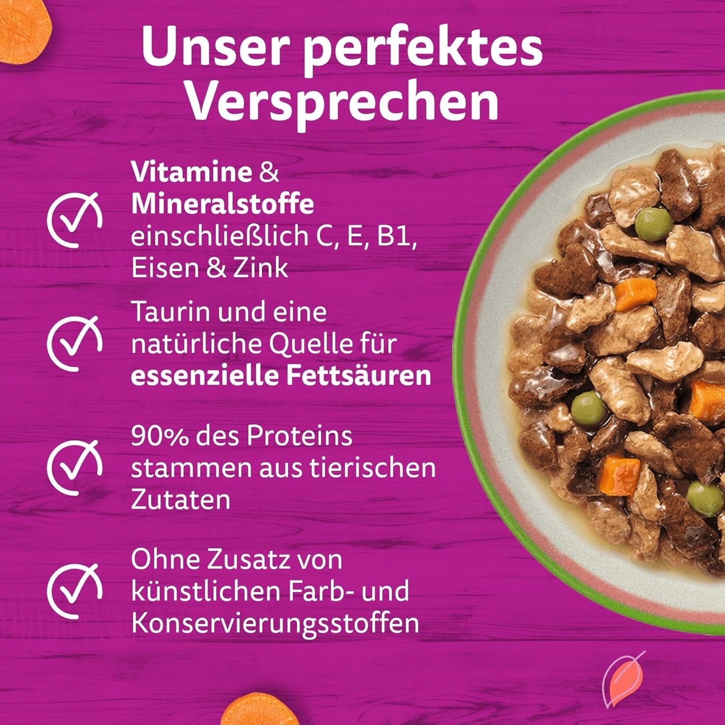 WHISKAS TASTY MIX Nassfutter in Saus voor Katzen 40 x 85g Chef's Choice