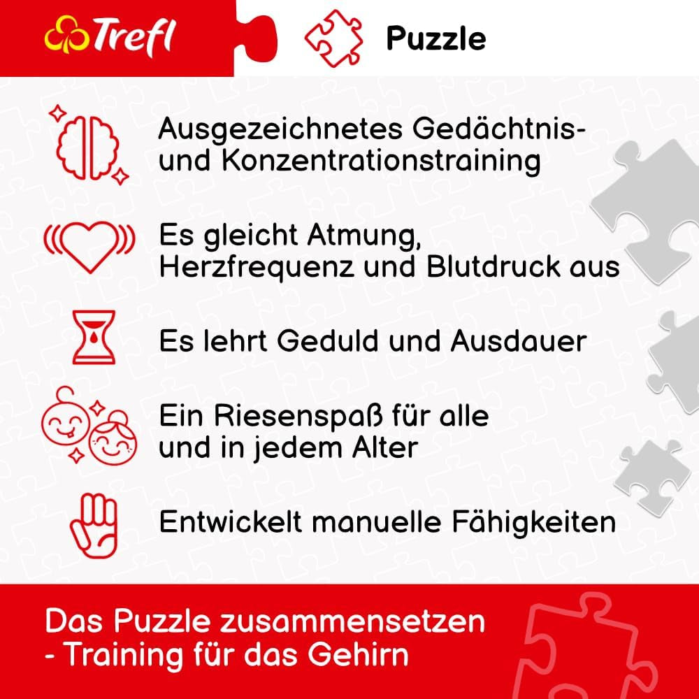 Trefl 10880 Kolibries in de tropen, 1000 stukjes - DIY-vogelpuzzel, creatief entertainment, voor volwassenen en kinderen vanaf 12 jaar, veelkleurige puzzel Naty Shop