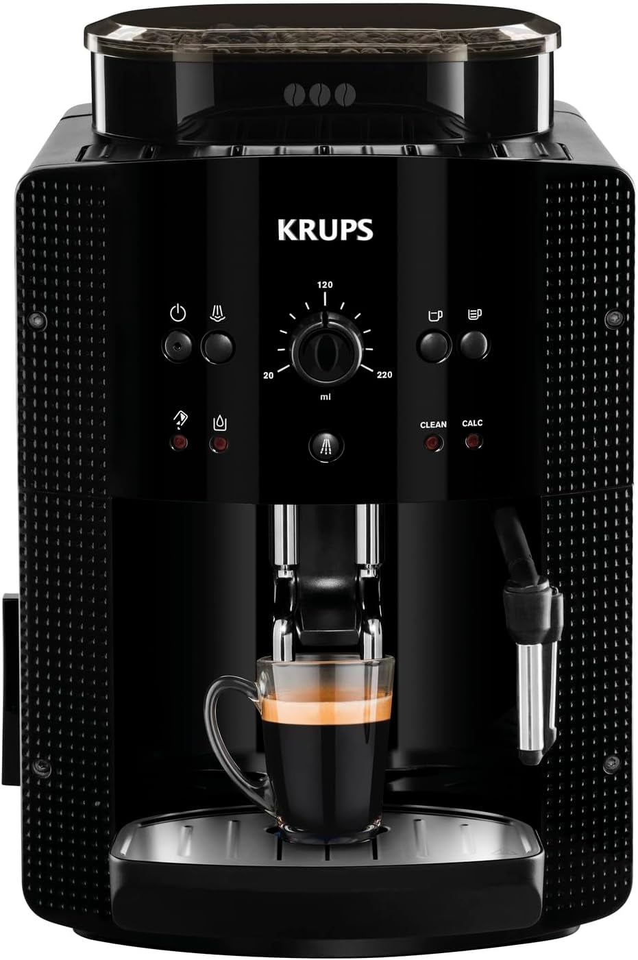 Krups Roma EA81M8 espressomachine 1,7 l, 3 temperatuurinstellingen, 3 gemalen koffietexturen, zwart