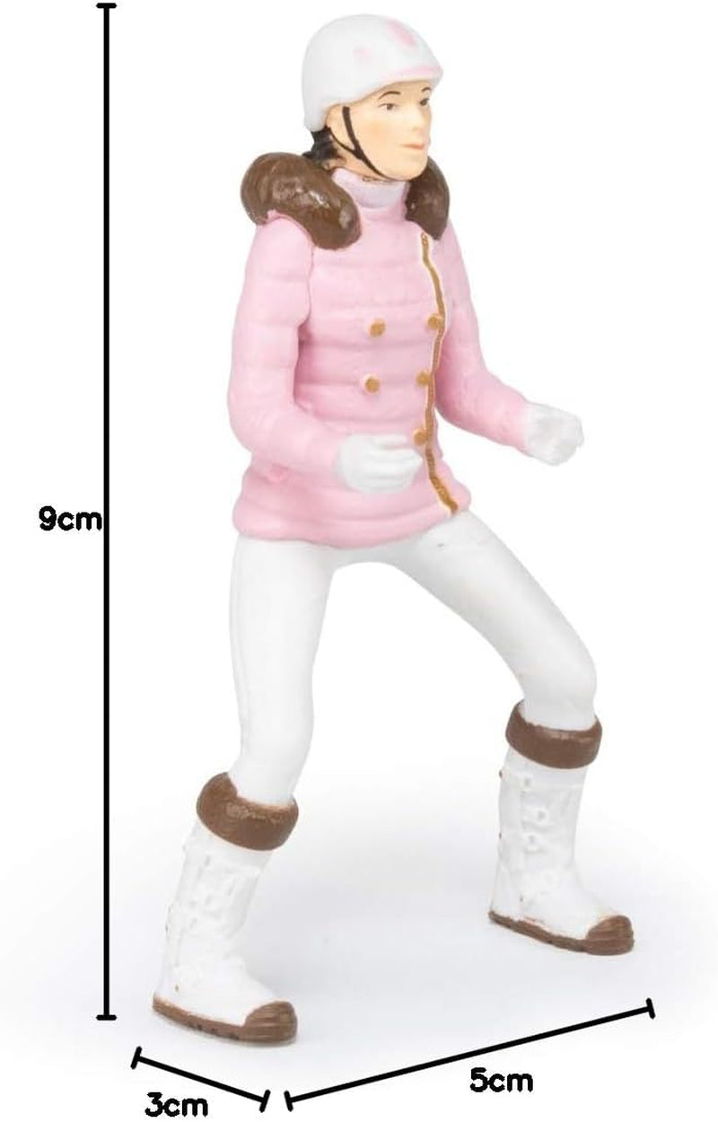 PAPO - Paardenfiguur - Rider Fashion Winter, passie voor paardrijden, speelgoed voor kinderen vanaf 3 jaar. Actiefiguren van Naty Shop