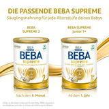 BEBA SUPREME 2 Opvolgmelk na 6 maanden, alleen lactose, palmolievrij, verpakking van 6 (6 x 800g) Naty Shop