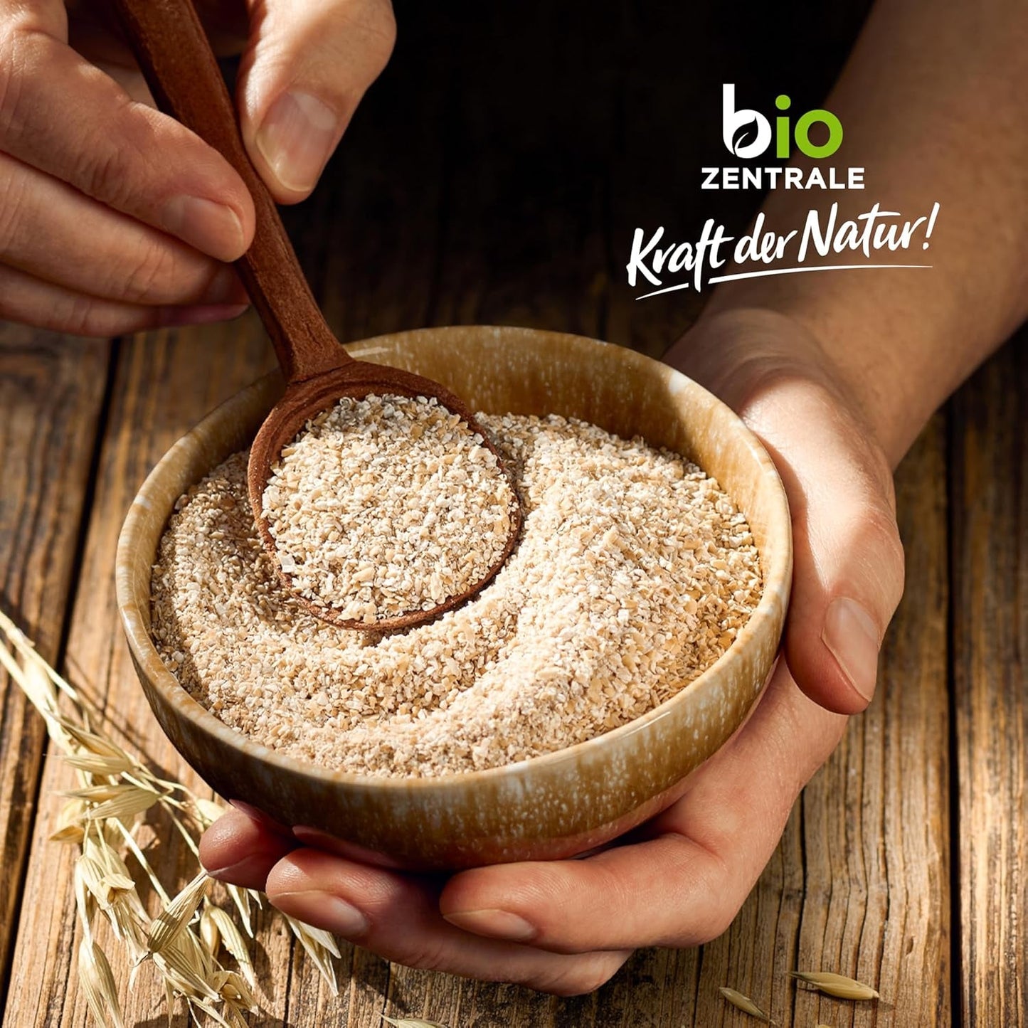 Biocentral biologische haverzemelen 1 kg | Voordelig pakket | Vezelrijke eiwitbron | Natuurlijk veganistisch | Van de EU-landbouw | Laag suikergehalte