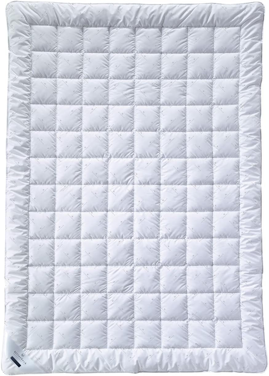 Billerbeck E21 King Fiber Quilt - Verfijnde Aloë Vera Fiber Quilt - 135 X 200 Cm All Season Quilt Met Medium Warmte, Wit Naty Shop Quilts & Quilts Single 135 X 200 Cm 4 - Seizoenen (Sl + M W+)
