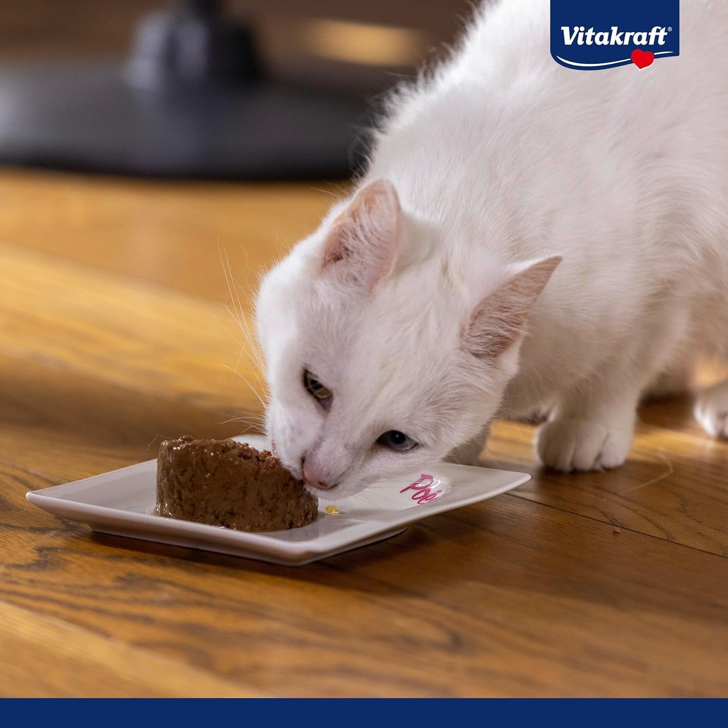 Vitakraft Poésie Mousse, kattennatvoer, luchtig schuim, met zalm, zonder toegevoegde suiker of granen (12 x 85 g)