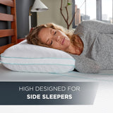 TEMPUR-PEDIC Tempur-Cloud Prohi-kussen, traagschuim, wit/weelderige tuin, kingsize standaardkussens Naty Shop