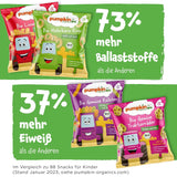 Pumpkin Organics Baby Meergranen Wortel- en Mangoringen (8 stuks) Babysnacks zonder additieven vanaf 12 maanden - Allergeenvrij² en glutenvrij³ Krokante babysnacks (8 x 20 g)