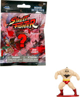 Jada Toys Street Fighter-figuur (1X Mystery Figure in Blind Pack) - Gedetailleerd nano-verzamelfiguur (4 cm), 1 van 13 metalen Street Fighter-figuren voor fans en verzamelaars vanaf 3 jaar, Wave 1-actiefiguren Naty Shop