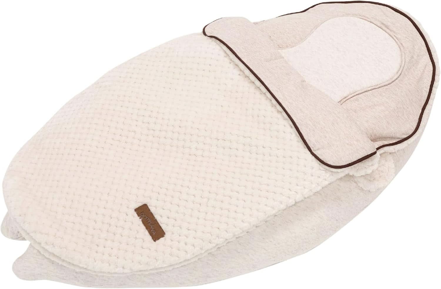 Multifunctioneel voedingskussen, 4 in 1, Soft Nova, beige, enkel kussen: 202 cm, fauteuil, 40 X 75 X 22 cm Accessoires Voeding en Borstvoeding Bebe Naty Shop