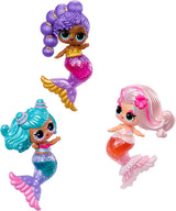 LOL Verrassing! Mermaids Makeover Magic Tots - Echte lipgloss voor jou en je pop om zelf te maken, te mixen en make-up te maken, Leuk waterspel, 6 poppen om te verzamelen - Vanaf 4 jaar