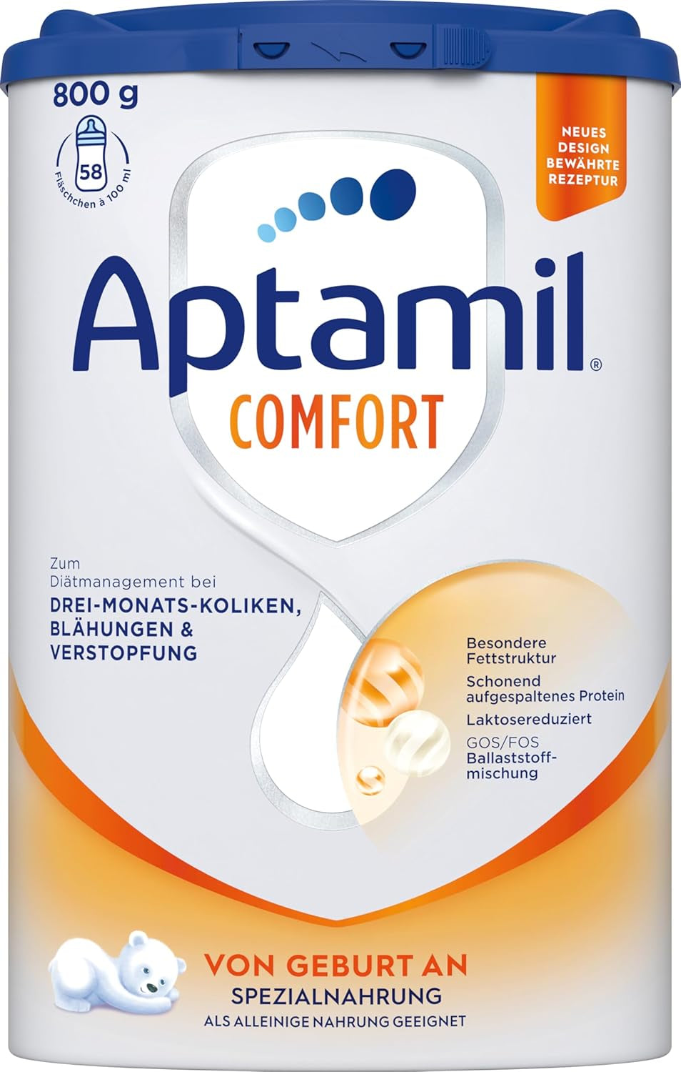 Aptamil Comfort - Speciale formule vanaf de geboorte - 1 x 800 g