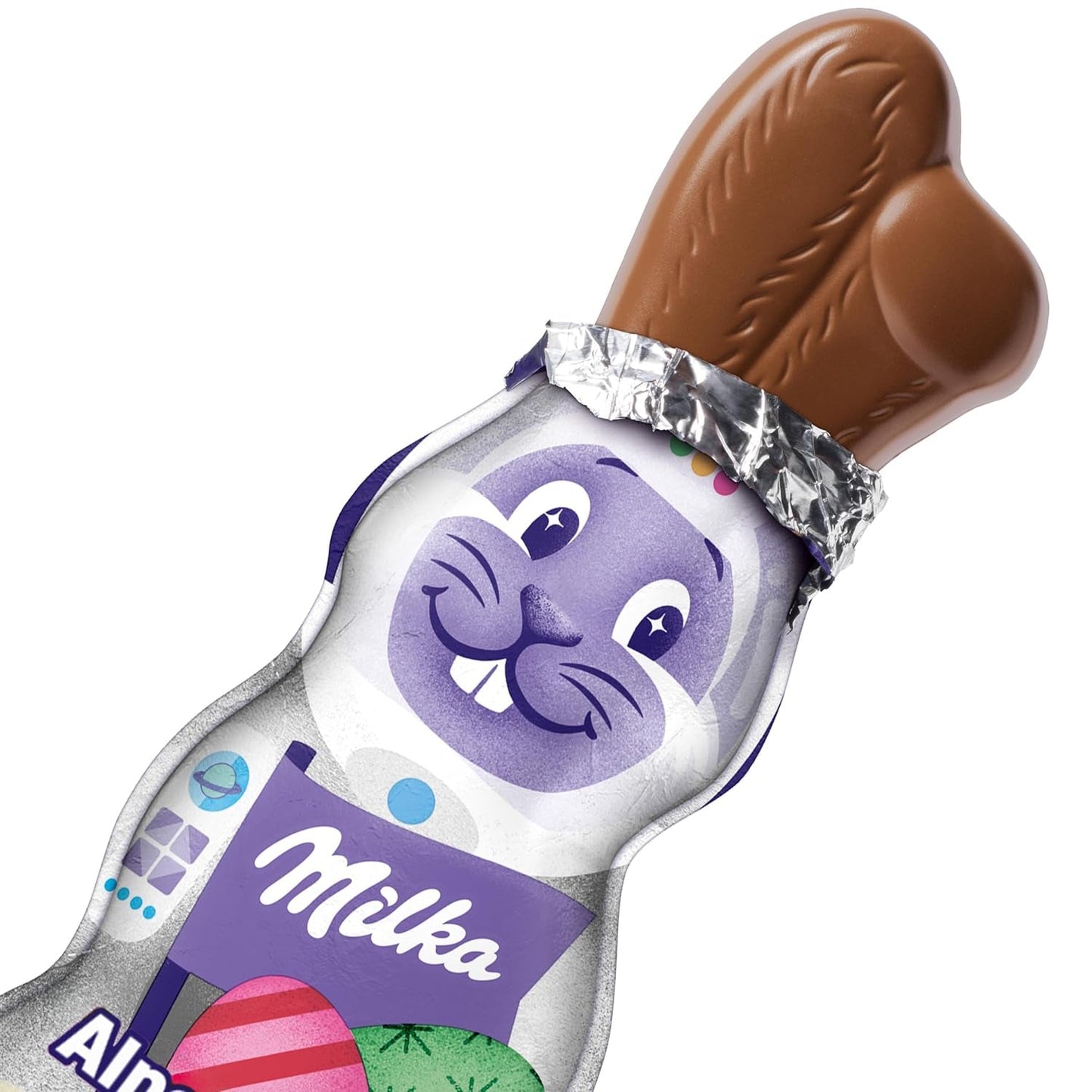 Milka Smiling Bunny Alpine Milk Design Edition - Paaschocolade met 3 verschillende designs - 24 x 45 g