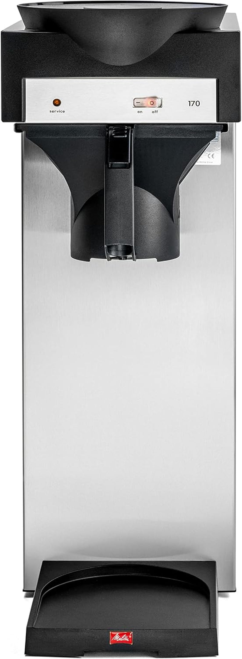 Professionele espressomachine met filter 170 MT, geïsoleerde karaf voor opslag