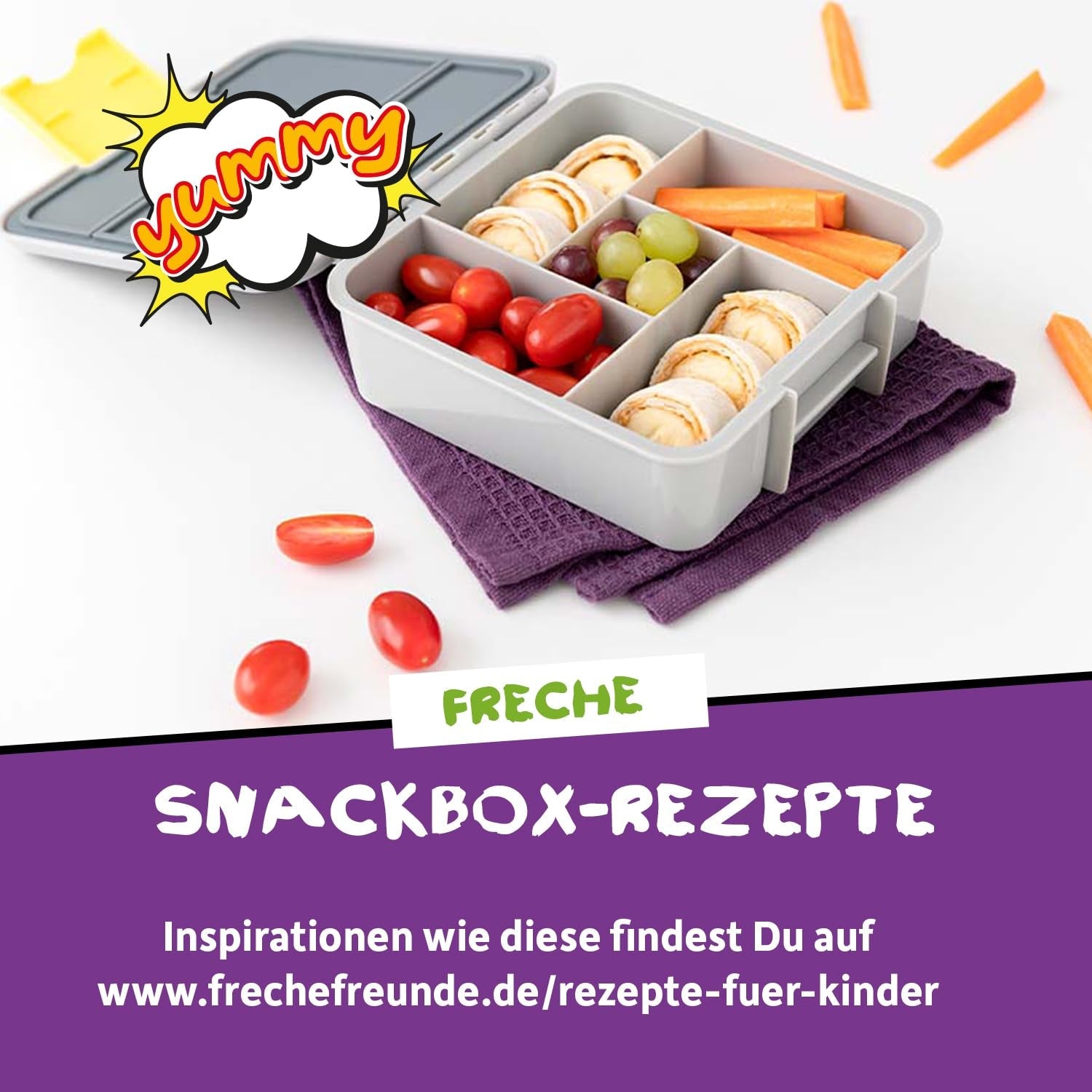 FRECHE FREUNDE KIDS, Bobs & DIKKAS Krokante banaan-cacaomuesli, knapperige chocolademuesli voor kinderen, suikerarm, geen toevoegingen, 100% veganistisch, 6 stuks (6 x 280 g)