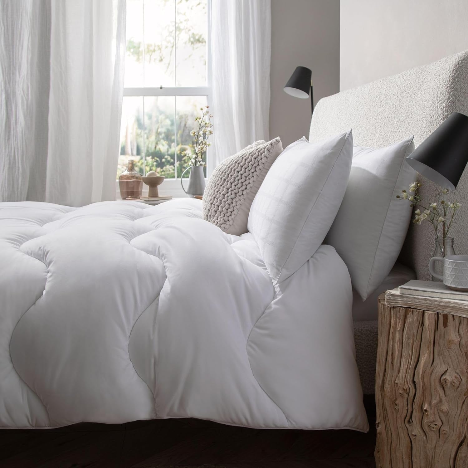 Allergy Defense-dekbed, 4,5 Tog, gemaakt van gerecyclede materialen, anti-allergeen en hypoallergeen, Super King Size bed Dekbedden en dekbedden Naty Shop