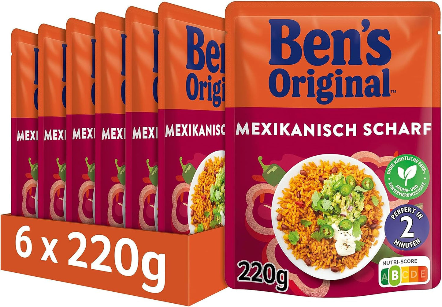 BEN'S ORIGINAL™ Mexicaanse expressrijst 6 x 220 g