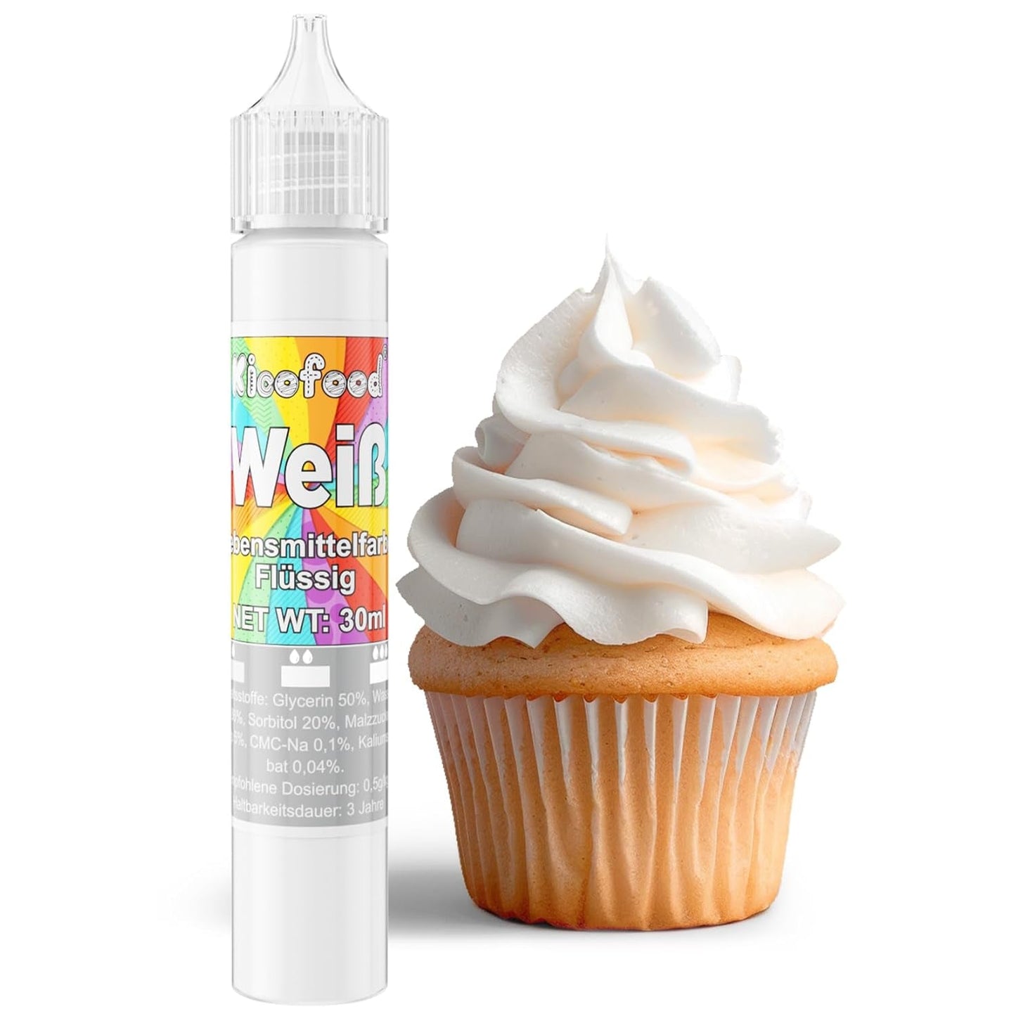Kleurstof voor levensmiddelen - 30 ml hooggeconcentreerde vloeibare kleurstof voor levensmiddelen, kleurstof voor taartdecoratie, handwerk, airbrushen, doe-het-zepen (Druivenviolet)