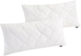 Traumnacht Bamboekussen met bamboevezels, hypoallergeen, antibacterieel Kussenset met ritssluiting, bestaande uit 2 kussens 40X80Cm, Oeko-Tex gecertificeerd, ontwikkeld in Duitsland Naty Shop standaard kussens 40 X 80 Cm Kussen