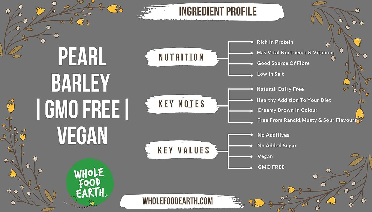 Wholefood Earth parelgort - non-GMO - vegan - zuivelvrij - geen toegevoegde suikers, 2 kg