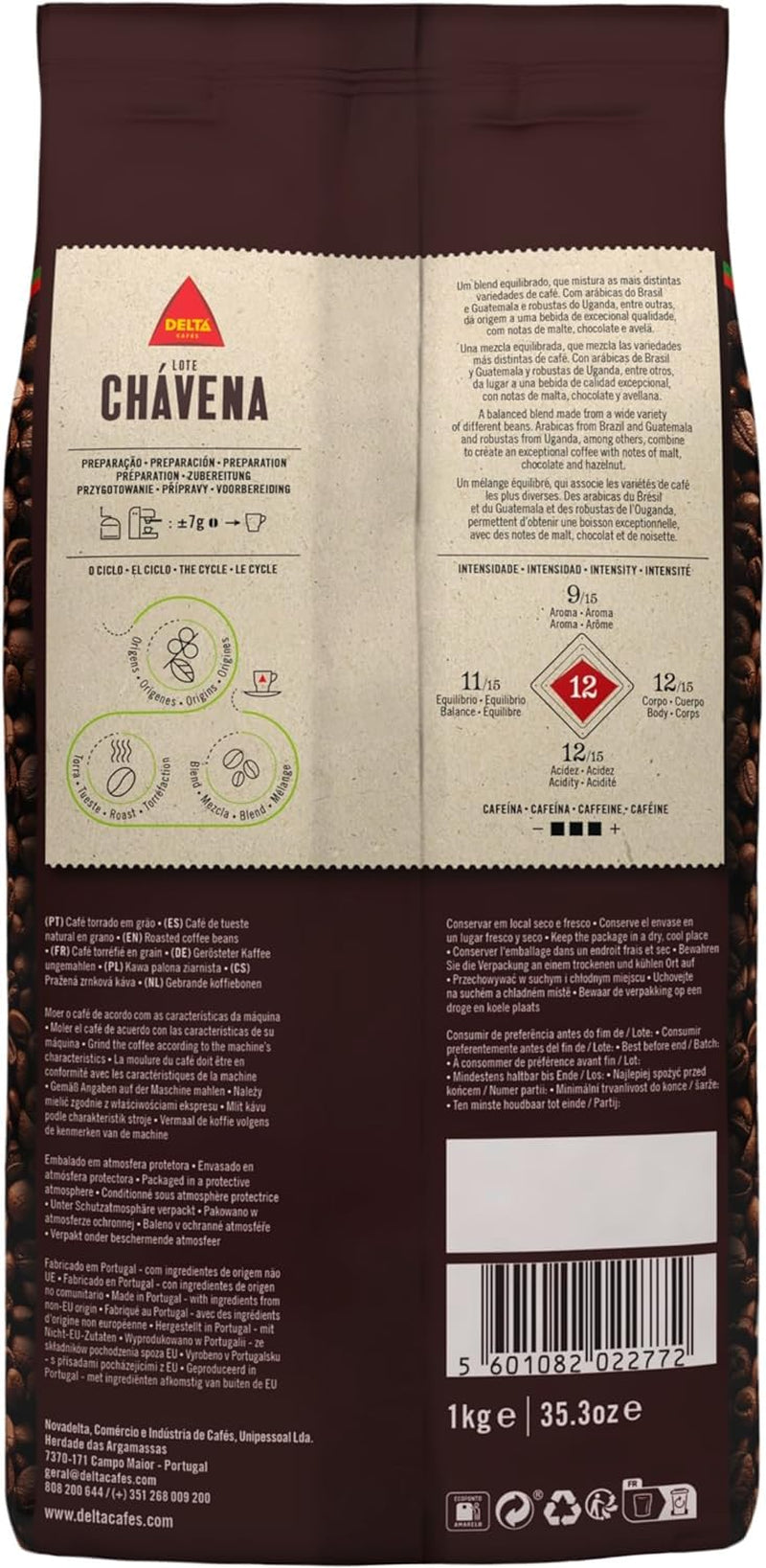 Delta Original koffie, hele bonen, 1 kg