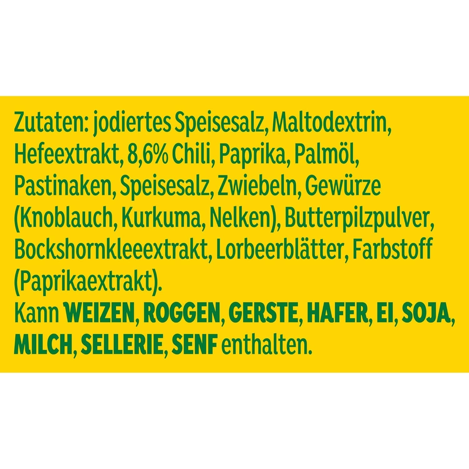 Knorr Würzmischung Chili Gearomatiseerd voor snelle gerechten om aardappelen, pasta, groenten en meer op smaak te brengen en te kruiden 90 g