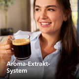 PHILIPS automatische espressomachine 2200 series - 2 koffiespecialiteiten, touch display, klassieke melkopschuimer, keramische molen, matzwart (EP2220/10)