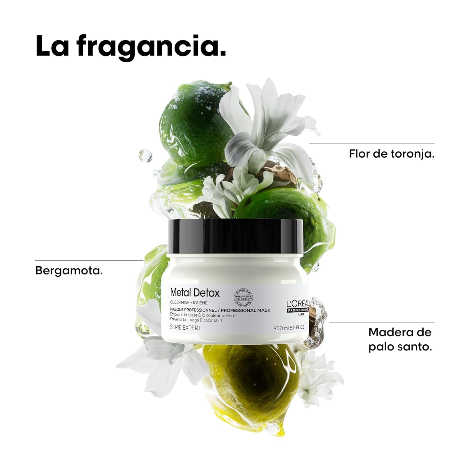 L'Oréal Professionnel Professioneel Herstructurerend masker voor alle haartypes, helpt schade te herstellen en de haarsterkte te herstellen, Absolut Repair Molecular, 150 ml Naty Shop Haarmasker