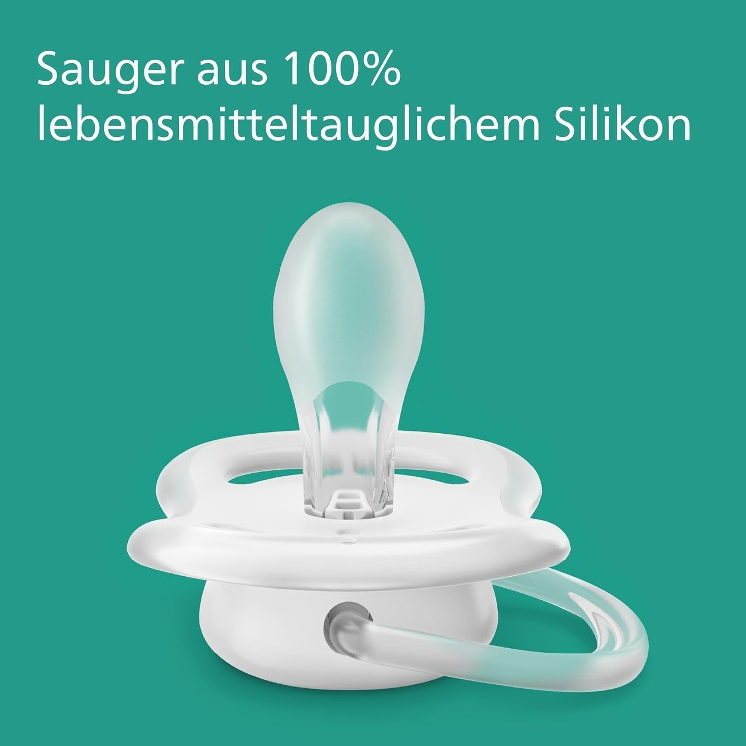 Philips AVENT ultra air-fopspenen - verpakking van 4 BPA-vrije, ademende fopspenen voor baby's tussen 0 en 6 maanden, inclusief draagtas en sterilisatie, kleur zon/regenboog (model SCF085/65)