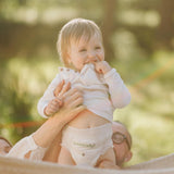 Bambiboo Wegwerpluiers, huidvriendelijk, fijne bamboevezel - Babyluierslipjes - Wegwerpluierhoezen - Gevoelige huidbescherming - Zeer absorberend - Maat 4 (Maxi), 16 stuks