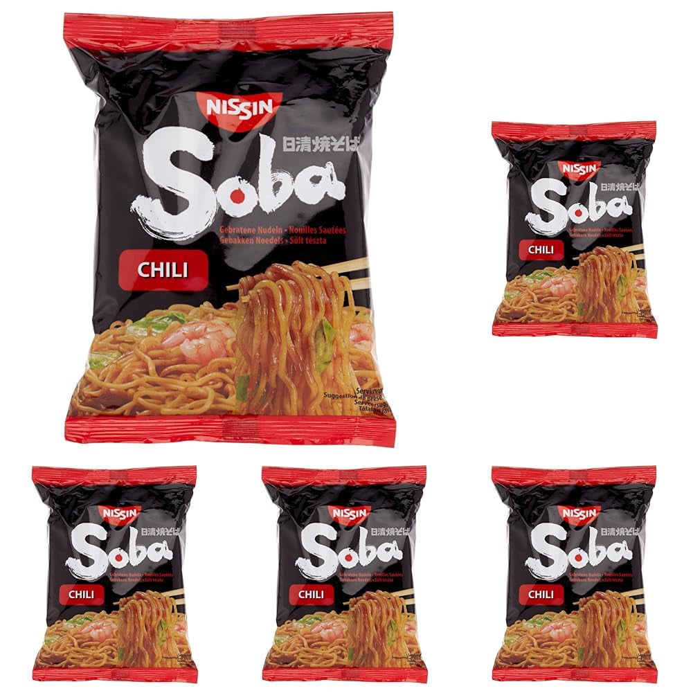 Gebakken Nissin-tarwenoedels met chilismaak, 111 g