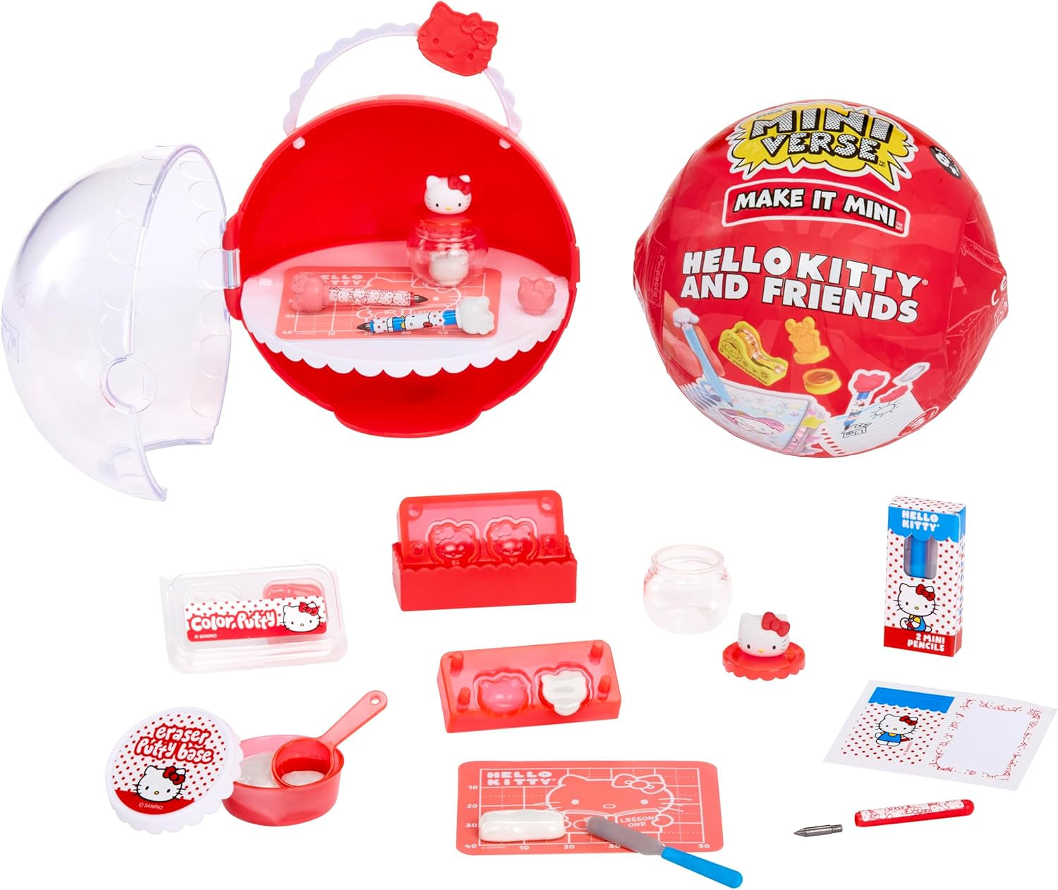 Miniverse MGA Make It Mini Hello Kitty and Friends Series 3 - Mini Collectibles, Sanrio, Retro Replica's Briefpapier, knutselen, doe-het-zelf, voor verzamelaars en kinderen vanaf 8 jaar
