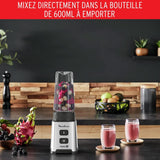 Blender Pulseo LM17GD, 400 W, 4 messen, 700 Ml, Draagbare container 600 Ml Keuken Naty Shop