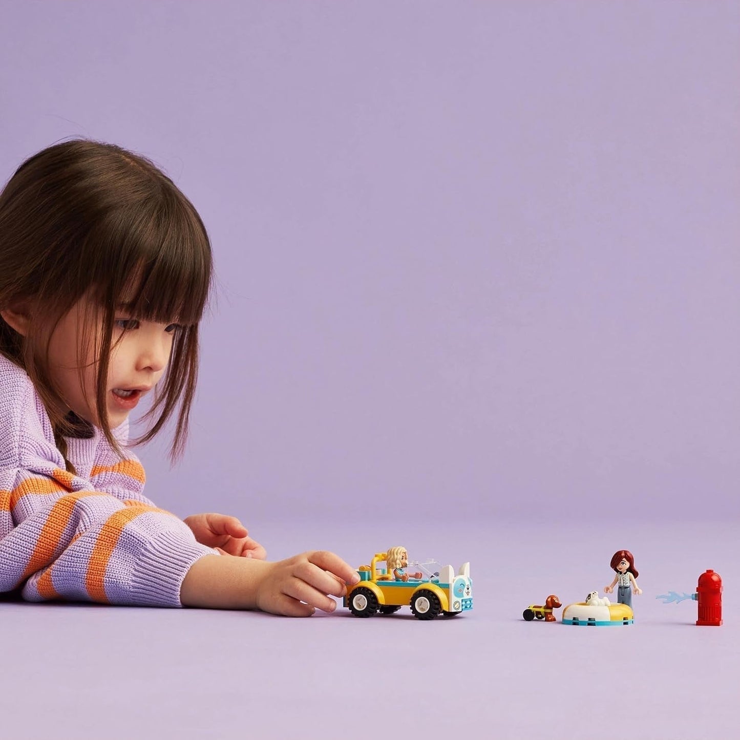 LEGO Friends Mobiele hondentrimsalon, fantasiespel dierenvoertuigspeelset, kinderspeelgoed met 2 figuren en 2 honden voor meisjes en jongens vanaf 4 jaar, hondentrimset 42635 Bouwsets Beuche in LEGO-Store