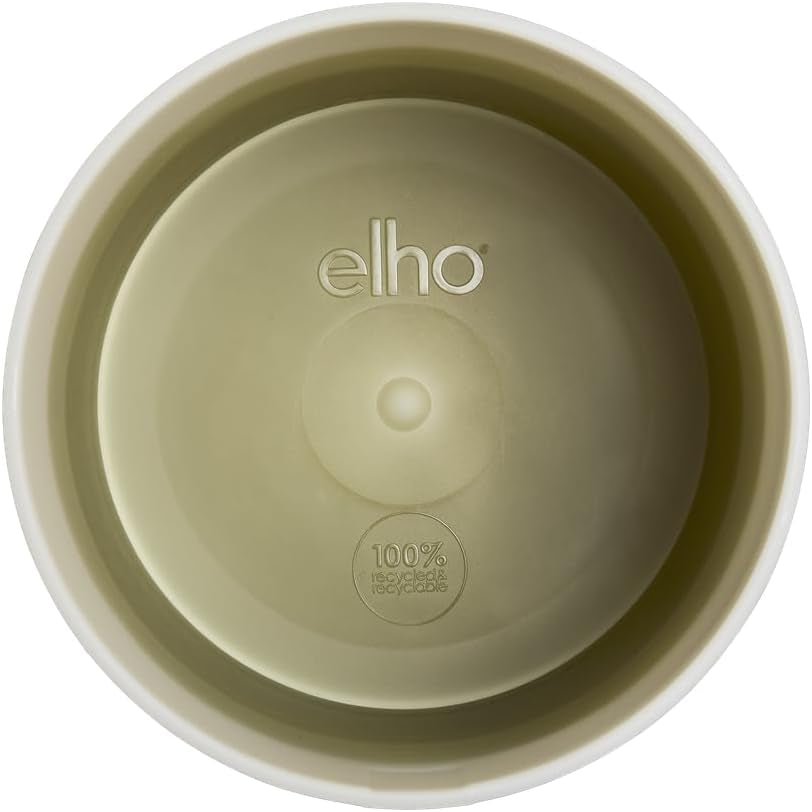 Ronde pot elho Kleurverloop 16cm - voor binnengebruik - 100% gerecycled plastic - Ø 15,9 x H 14,7 - Groen/Bamboegroen