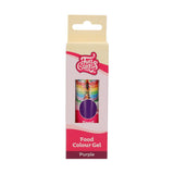 Funcakes Food Colour Gel Violet: Hooggeconcentreerde kleurstof voor deeg, room, fondant en marsepein. Gemakkelijk doseren. Eén druppel om levendige kleuren te creëren. Halal. 30 gram