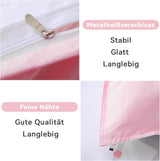 Fekohipy Bettwäsche 135X200 Mädchen Einhorn Kinderbettwäsche Rosa 3D-Druck Mikrofaser Regenbogen Kinder Bettbezug Mit Zwißwerfer en 1 Kissenbezug 80X80Cm 2-Teilige Kinderbettwäsche-Set Naty Shop