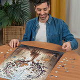 Ravensburger Puzzel 12000459 - Het Magische Hert - Puzzel van 1000 stukjes voor volwassenen en kinderen vanaf 14 jaar, hertenpuzzel Puzzel Naty Shop