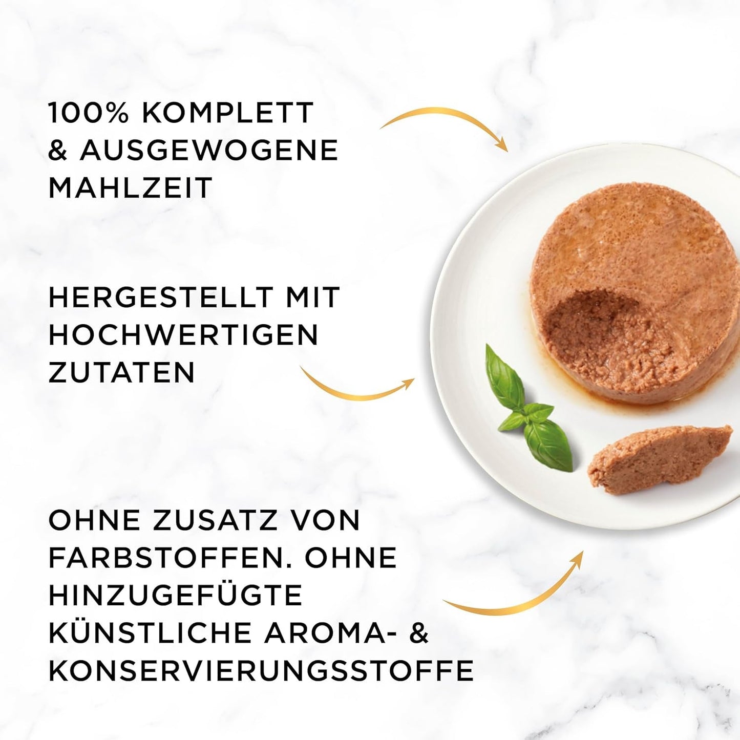 Fijne Paté Gourmet Gold met Groenten, Nat Kattenvoer met Forel en Tomaat, 12 stuks (12 x 85 g)