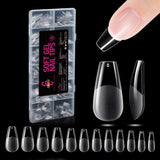 504 stuks ballerina medium gelnageltypes: gelnageltips PMMA kunstnagels nagelverlengingen kunstnagels 12 maten