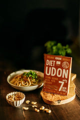 Udon Shirataki Konjac Noodles Bio 385g - Caloriearm, glutenvrij, veganistisch - gemaakt van konjacwortel, rijk aan vezels