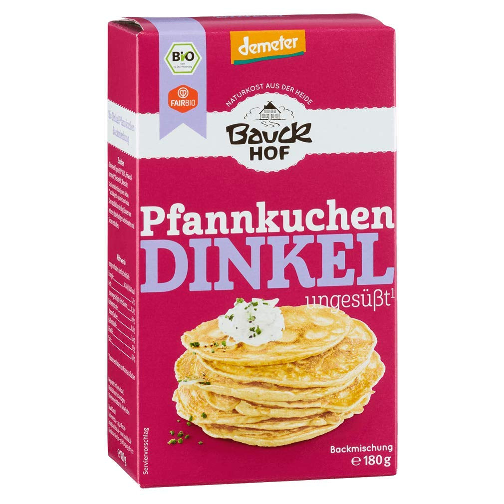 Dinkel-Pfannenkuchen, 180 G Mix voor bakken en koken Naty Shop 180 G (6Er-pakket)