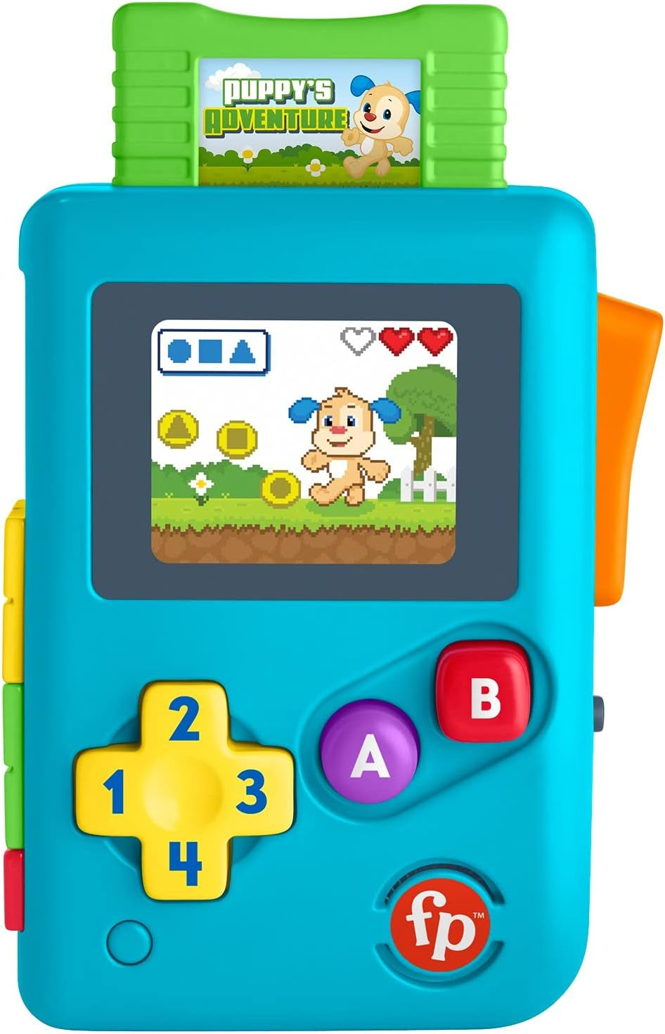 Fisher-Price HBC86 - Leerplezier Lil' Gamer, muzikaal leer- en activiteitenspeelgoed, Duitse versie, voor baby's en peuters van 6 tot 36 maanden Babyspeelgoed Naty Shop Nederland Multi