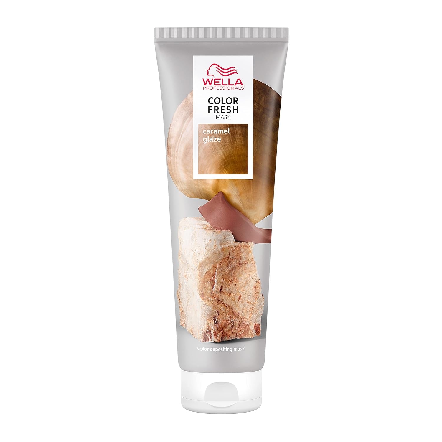 Wella Professionals Color Fresh Mask Cool Espresso - behandeling voor het revitaliseren en veranderen van de haarkleur - voedende tint met avocado-olie - voor zwart en zwart haar - 150 ml Naty Shop Haarmasker Per stuk 1 stuk (pak van 1)