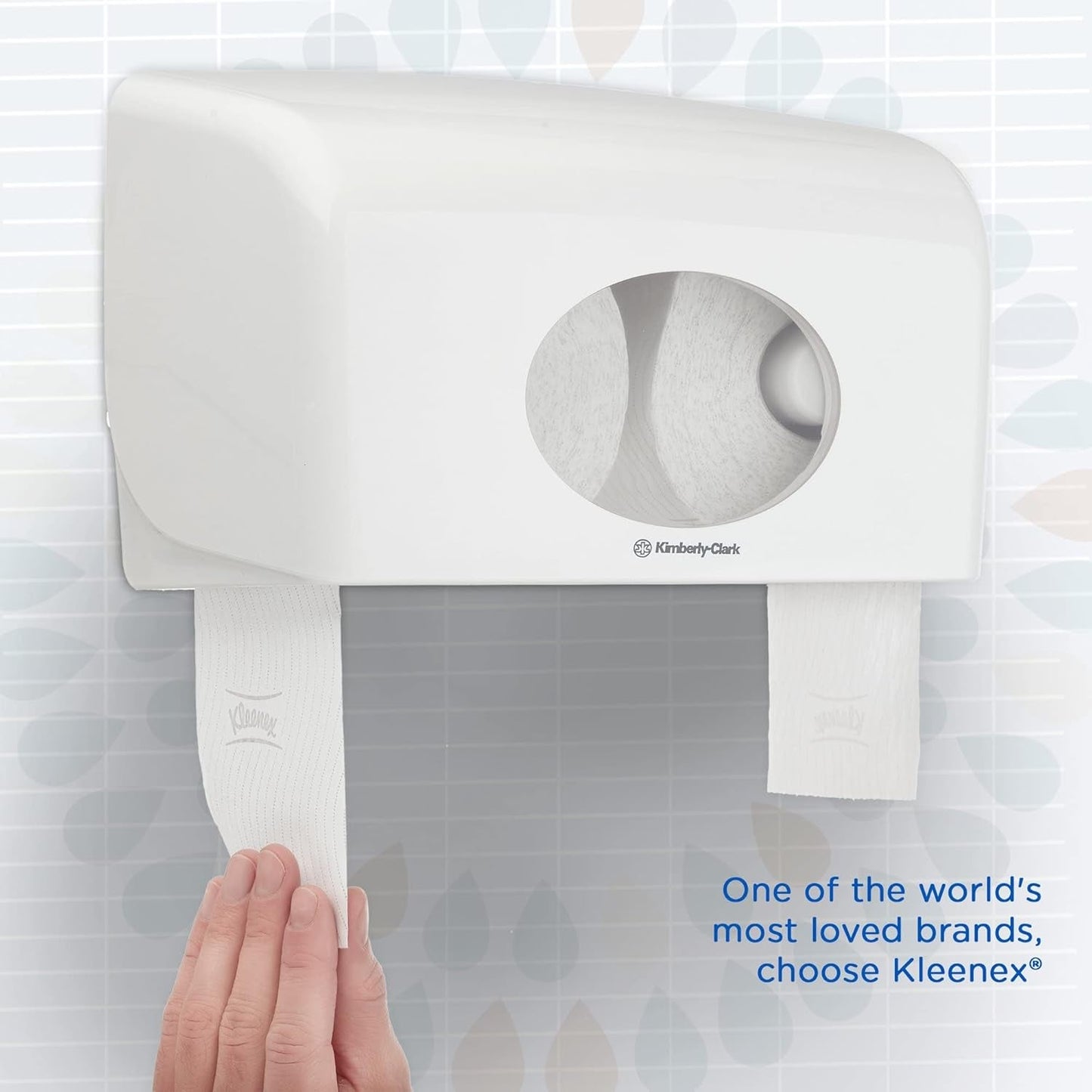 Kleenex Standaardrol 8441 Toiletpapier - 2-laags toiletpapier - 6 verpakkingen van 6 rollen x 600 vellen elk, wit (36 rollen / 21.600 vellen totaal)